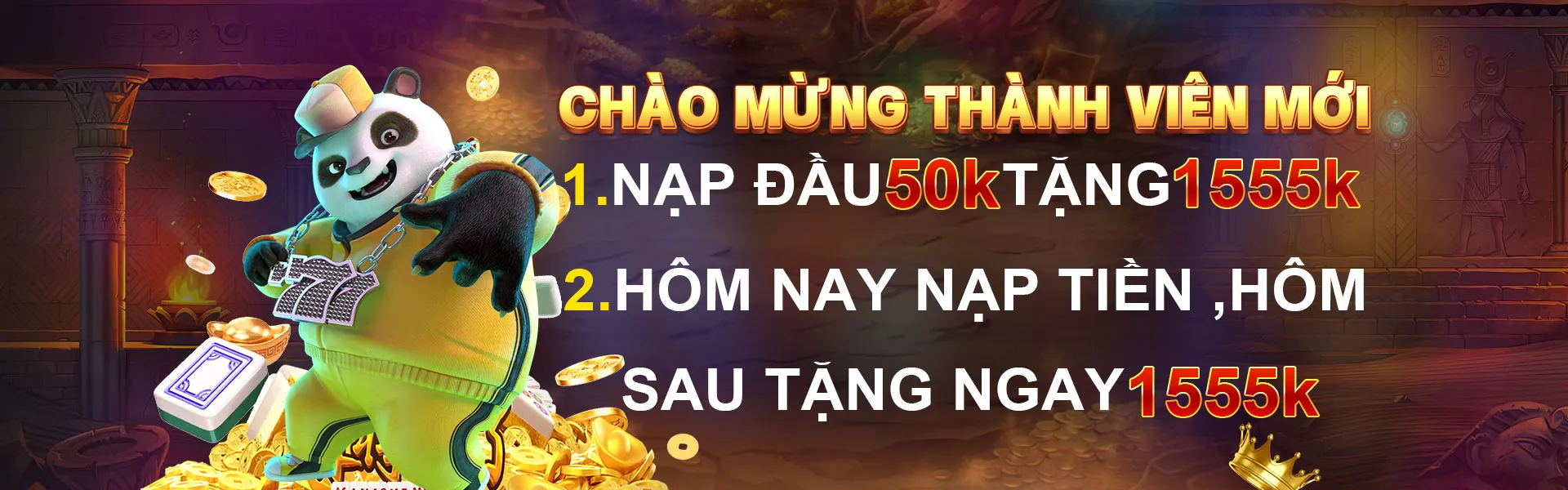 Banner khuyến mãi đăng ký ngay để chơi game đổi thưởng uy tín nhất và nhận thưởng